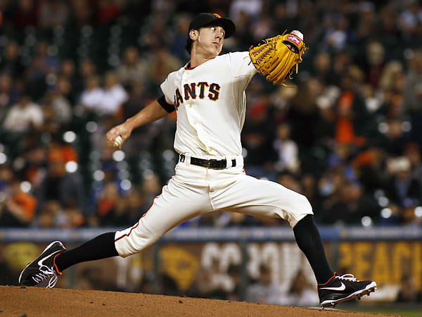 Tim Lincecum has yet to regain his Cy Young form of old, but inked a new extension with the Giants. (George Nikitin/AP)
